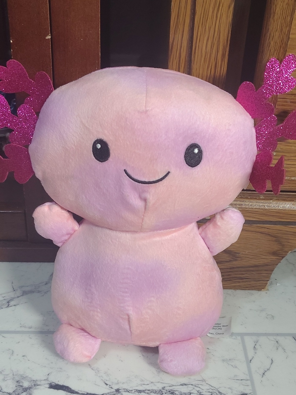 Plush Pink Axolotl Stuffed Toy - Cute Kids Plush